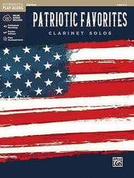 Patriotic Favorites Clarinet Book with Online Media Access cover Thumbnail